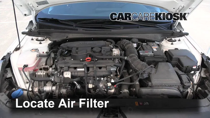 2021 Hyundai Elantra N Line 1.6L 4 Cyl. Turbo Filtro de aire (motor)